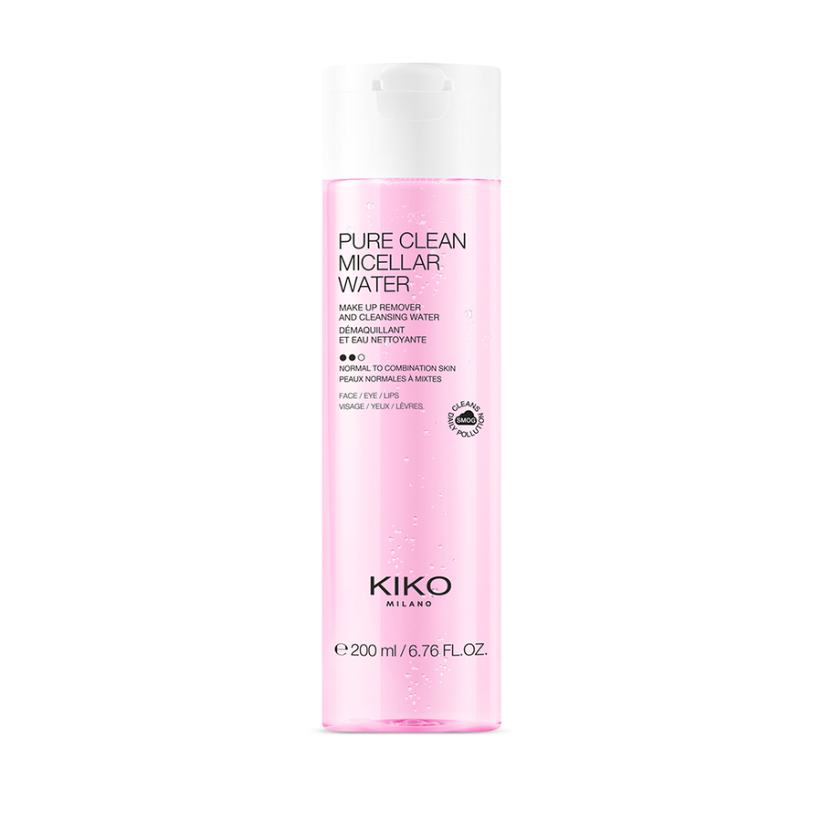 

Мицеллярная вода Kiko Milano Pure clean micellar water normal to combination 200 мл, PURE CLEAN MICELLAR WATER NORMAL TO COMBINATION 200ML