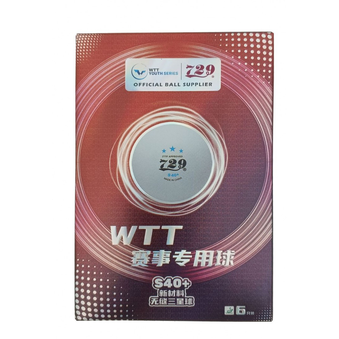

Мячи для настольного тенниса Friendship 729 3* SL S40+ WTT ITTF Plastic x6, White, 3* SL S40+ WTT ITTF Plastic x6