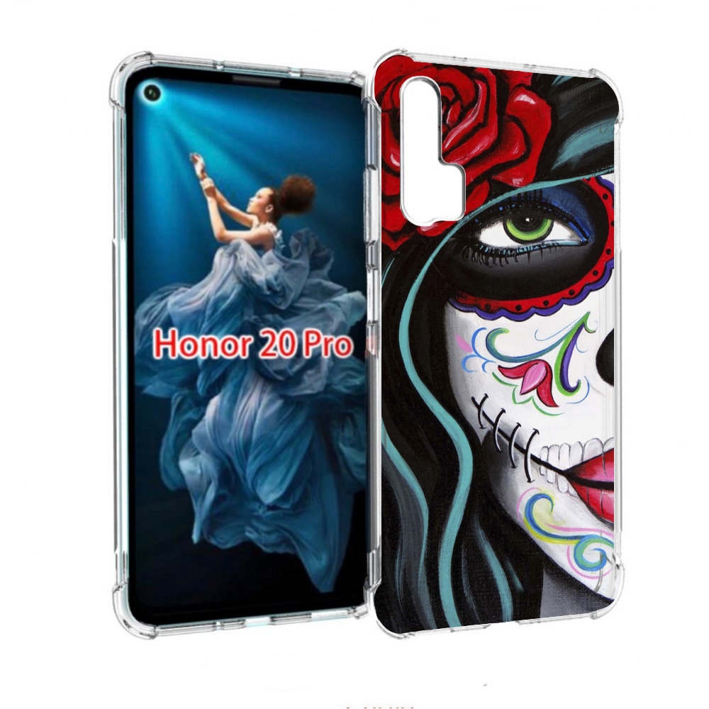 

Чехол бампер MyPads девушка в масочке расписная женский для Hono, Прозрачный, Tocco