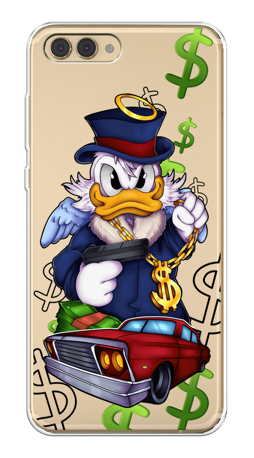 

Чехол на Honor V10 (View 10) "Scrooge McDuck with a Gold Chain", Красный;синий;белый, 65150-6