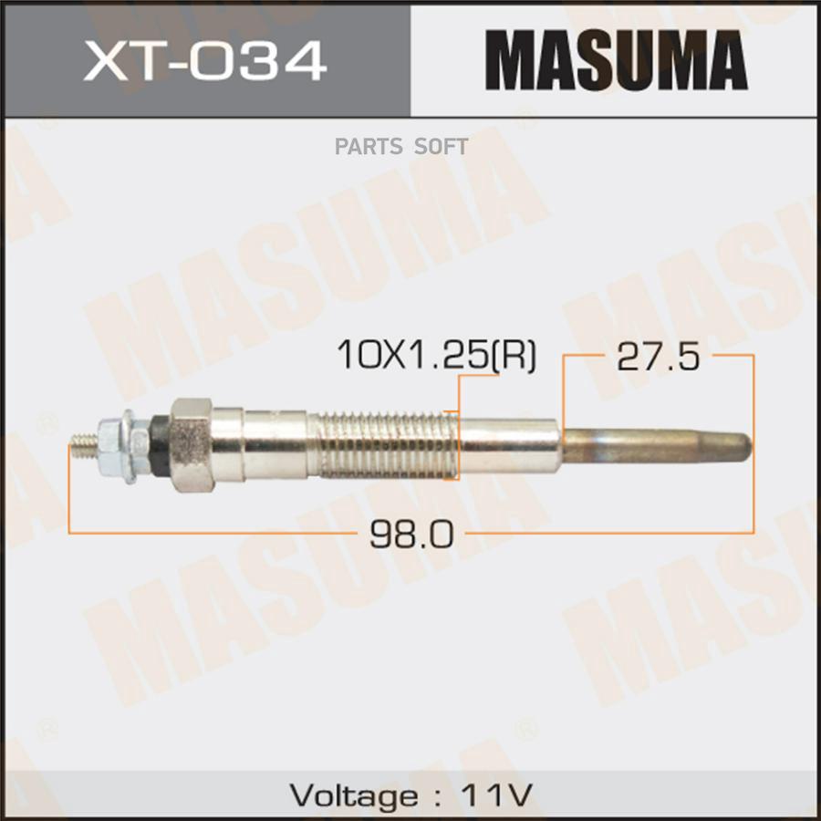 

Свеча накала MASUMA xt034, Свеча накала MASUMA xt034 MASUMA xt034