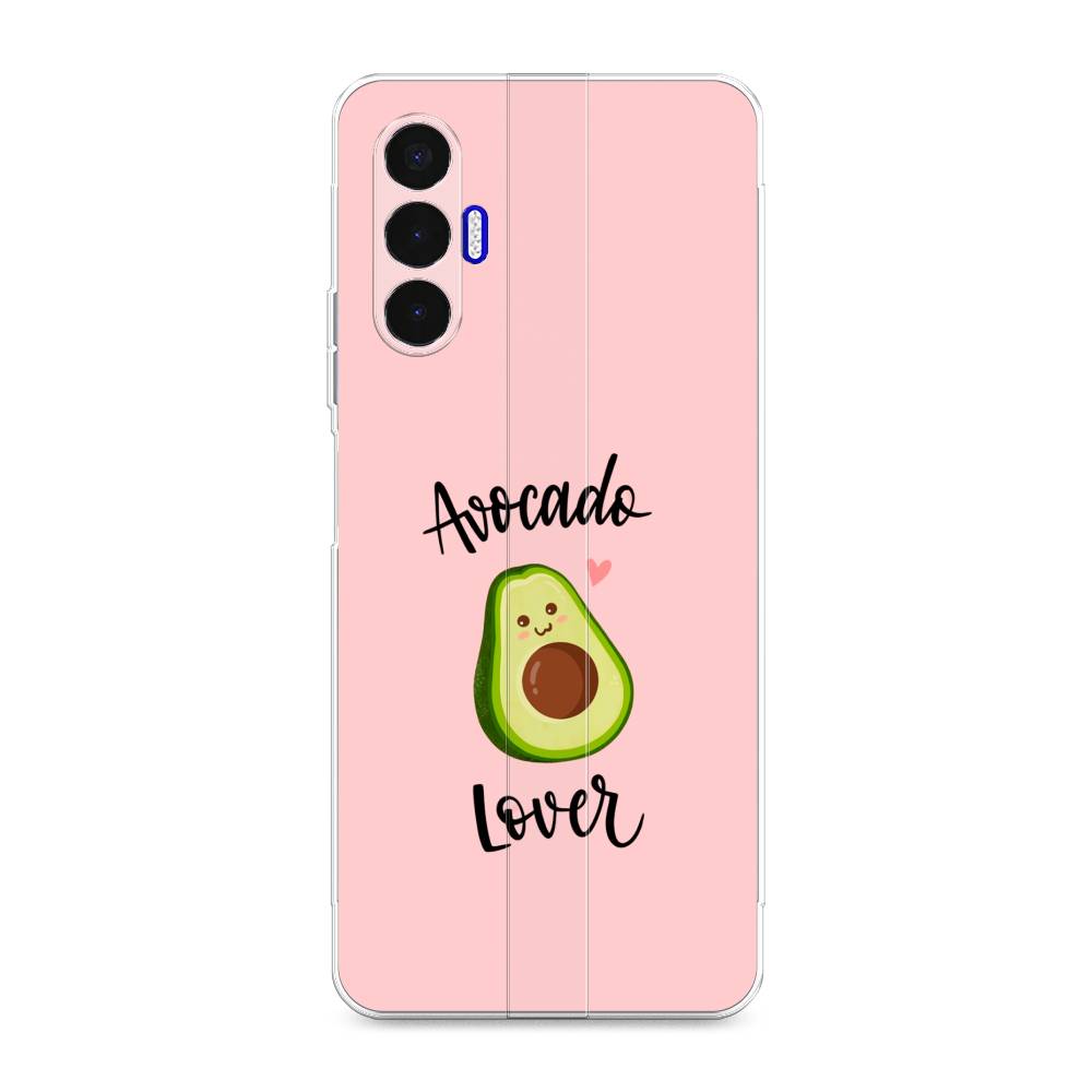 

Чехол для Tecno Pova 3 "Avocado lover", Розовый;зеленый, 301550-6