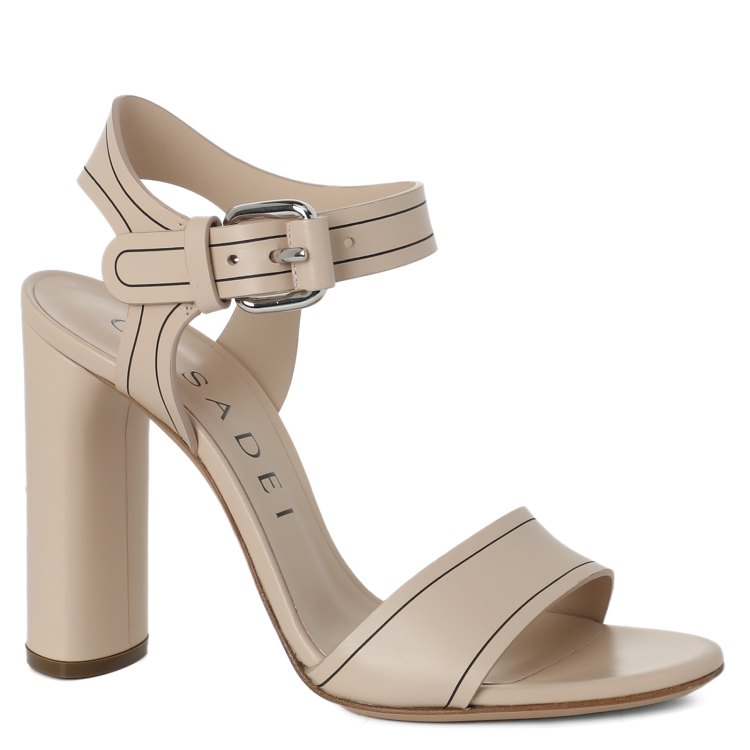 

Босоножки женские Casadei 1L984U1001 бежевые 38 EU, 1L984U1001