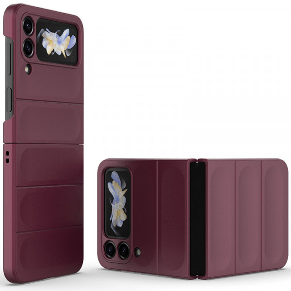 

Пластиковый чехол Flex Matte для Samsung Galaxy Z Flip 4, бордовый, Flex Matte