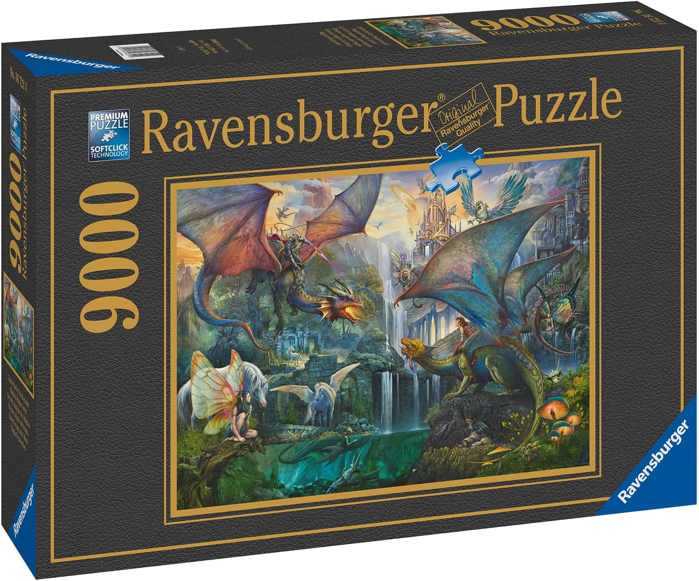 

Пазл Ravensburger Драконий Лес 9000 деталей, Драконий Лес