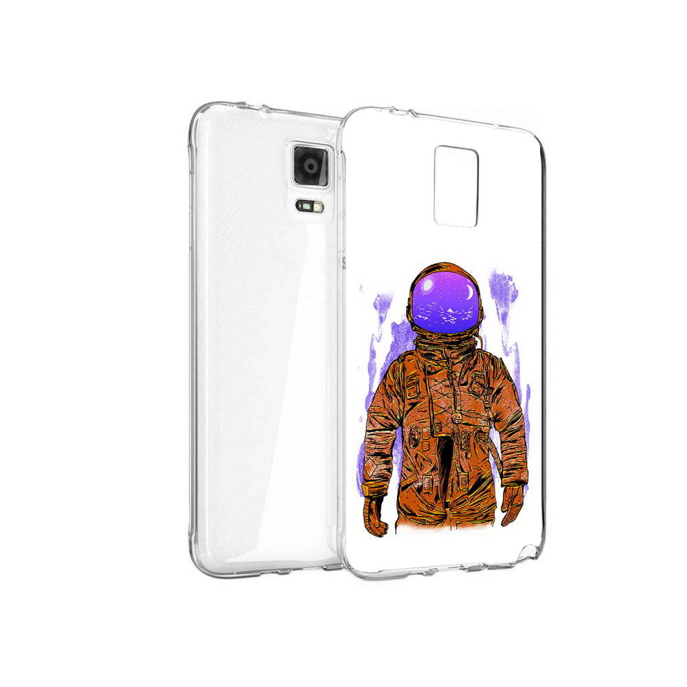 

Чехол MyPads Tocco для Samsung Galaxy Note 4 нарисованный мужчина в скафандре, Прозрачный, Tocco