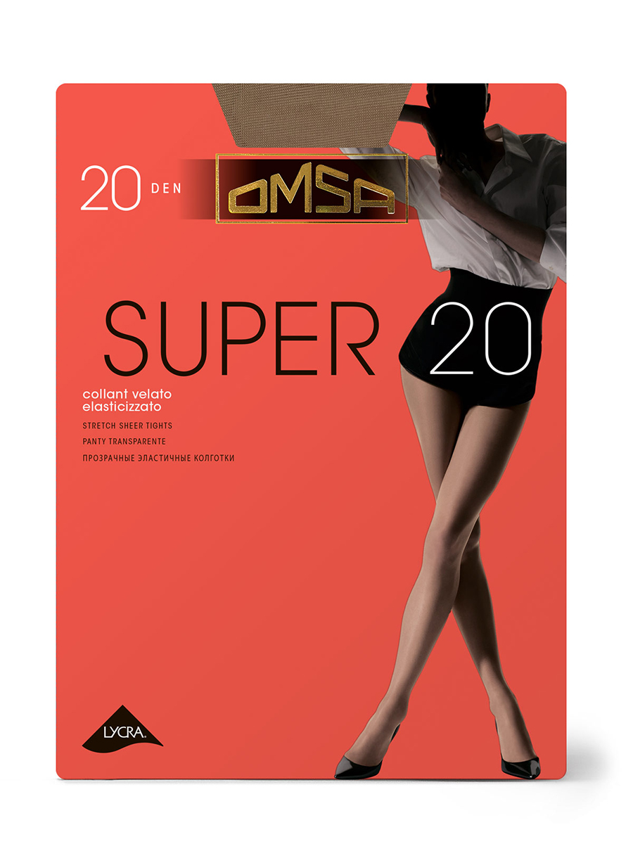 

Колготки Omsa SUPER 20 caramello, Бежевый, SUPER 20