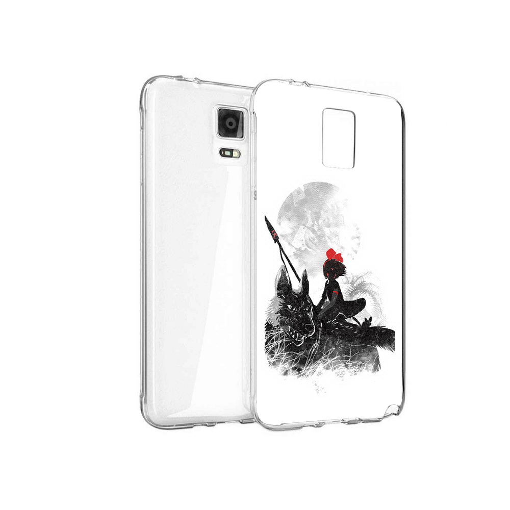 

Чехол MyPads Tocco для Samsung Galaxy Note 4 мононоке, Прозрачный, Tocco