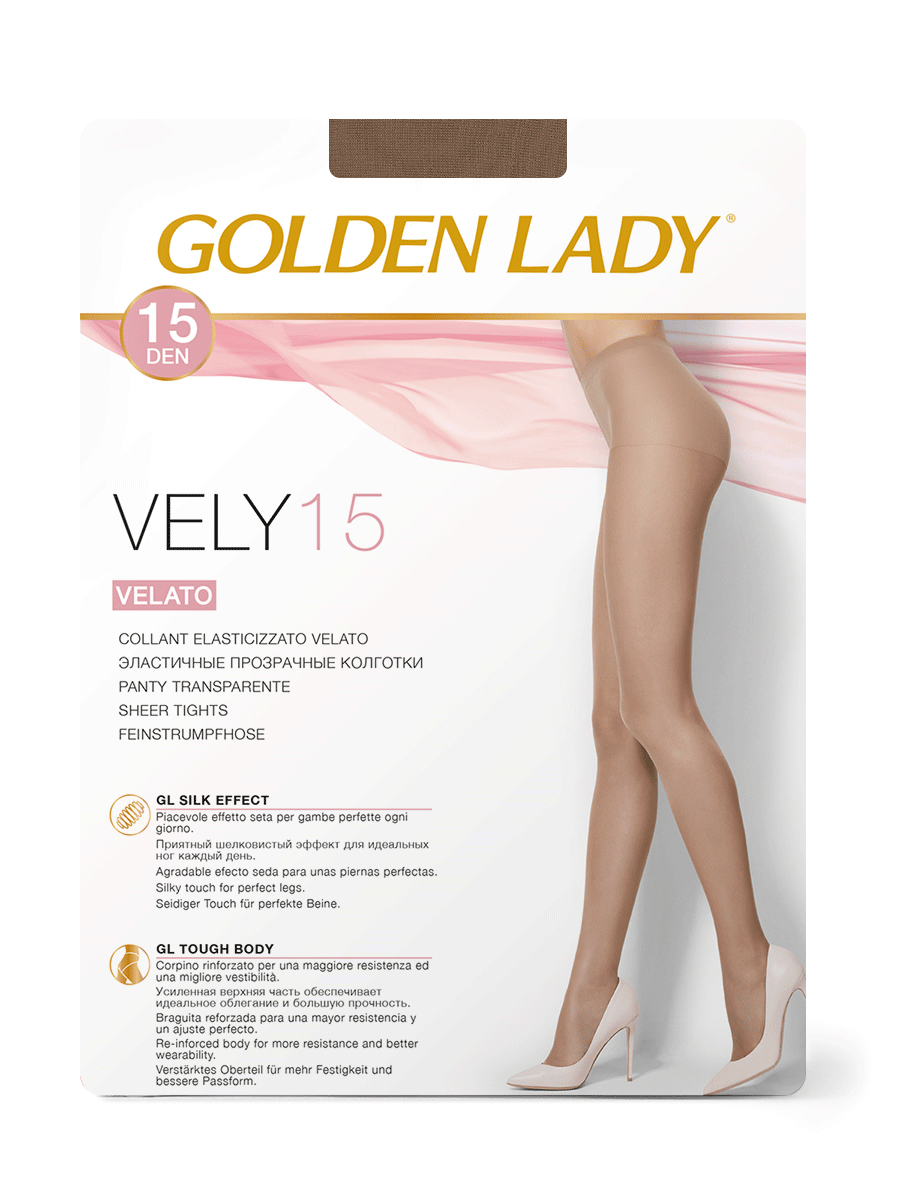 

Колготки Golden Lady VELY 15 cognac 2, Бежевый, VELY 15 (акция)