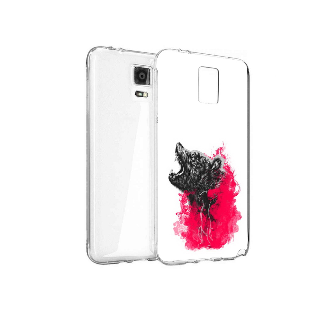 

Чехол MyPads Tocco для Samsung Galaxy Note 4 медведь в дымке, Прозрачный, Tocco