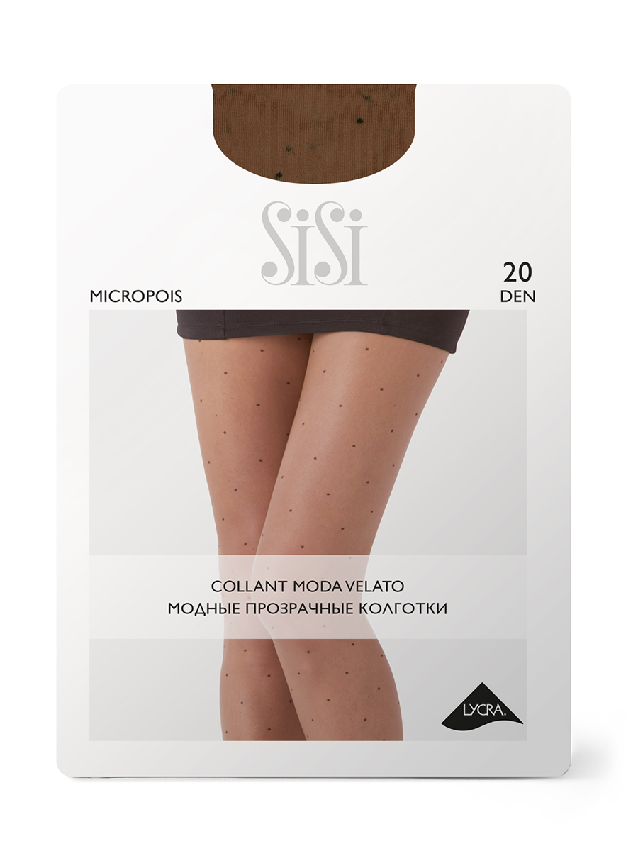 

Колготки Sisi MICROPOIS 20 daino 1/2, Бежевый, MICROPOIS 20 (мелкий горошек)