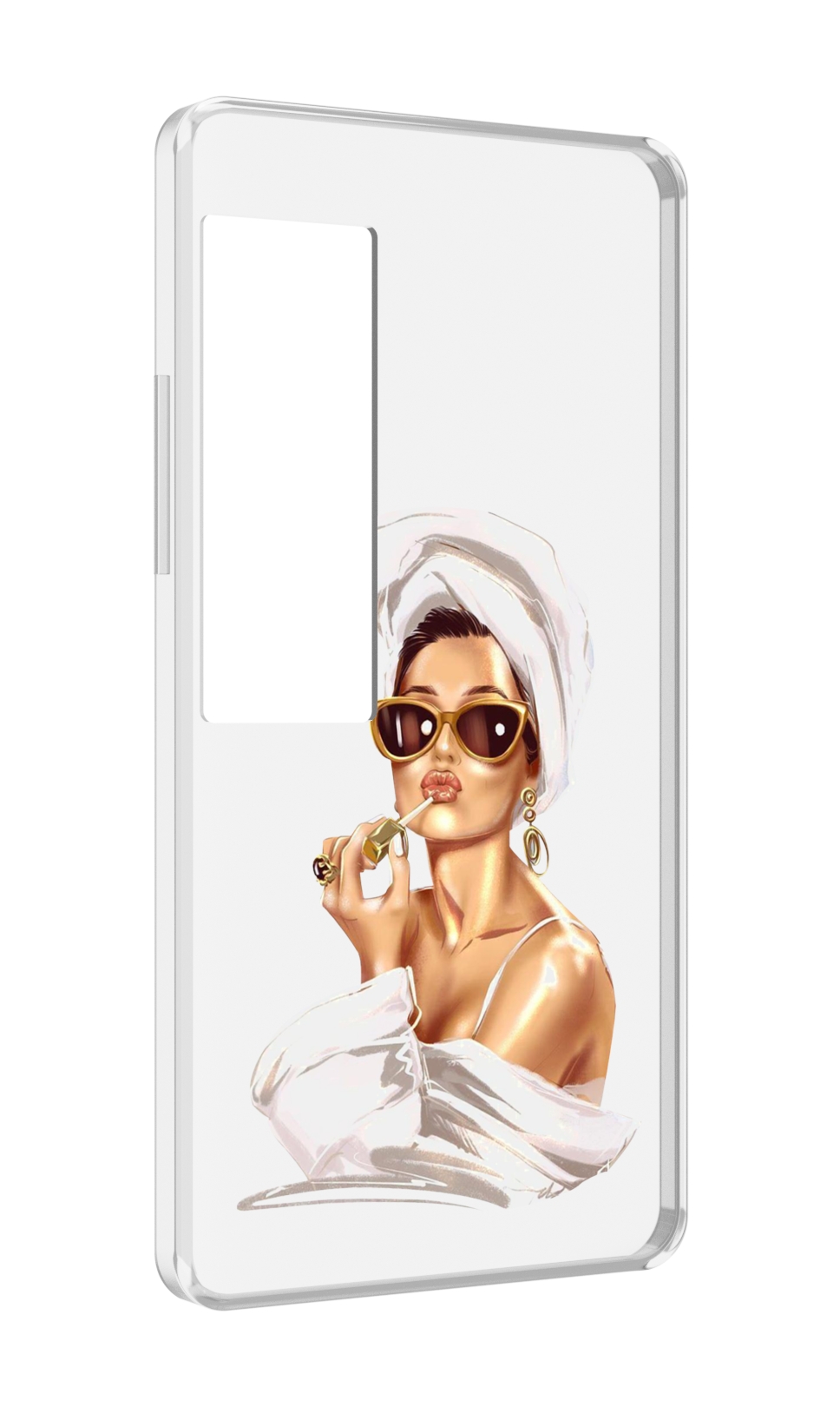 

Чехол MyPads Девушка-утром женский для Meizu Pro 7 Plus, Прозрачный, Tocco