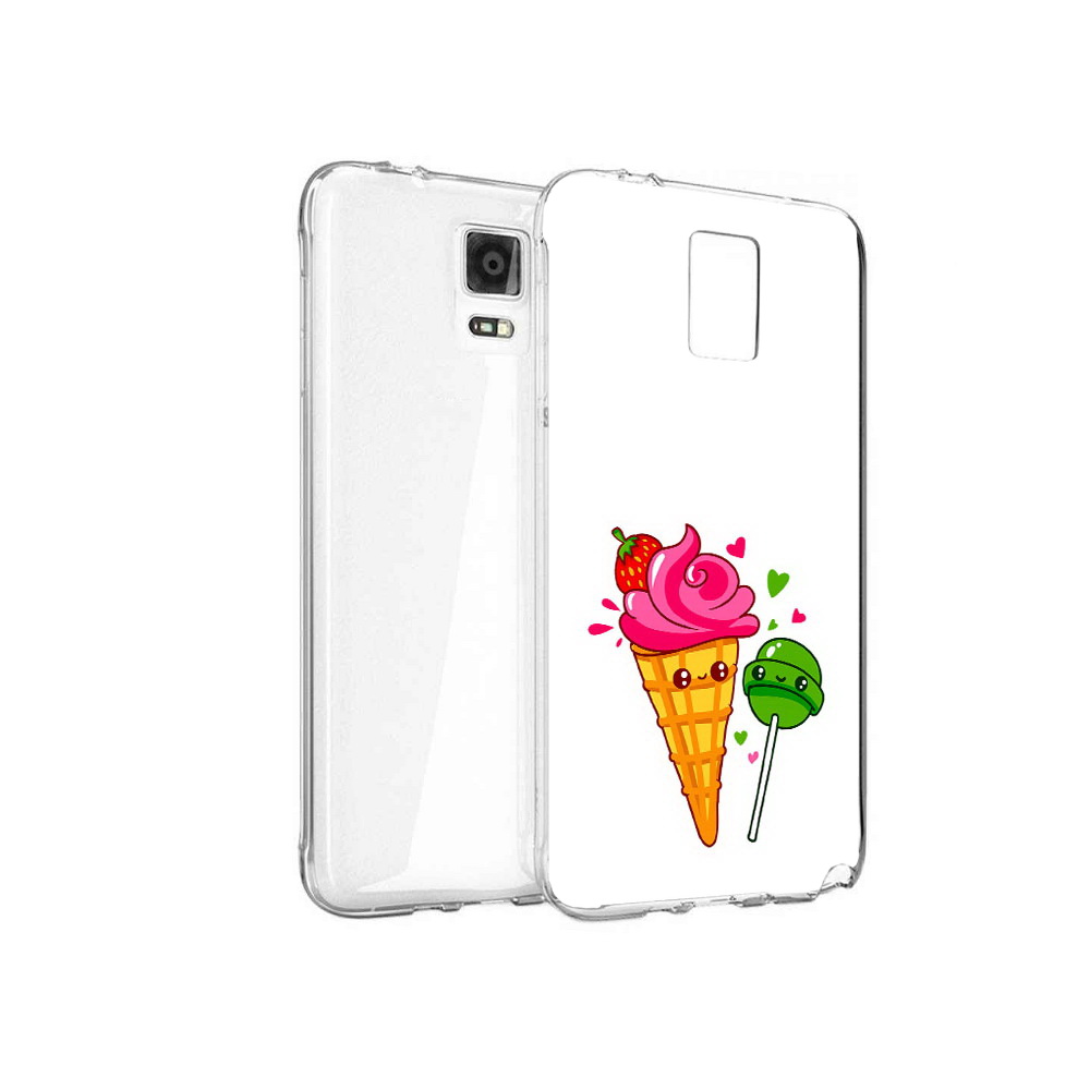 

Чехол MyPads Tocco для Samsung Galaxy Note 4 Вкусняшки, Прозрачный, Tocco