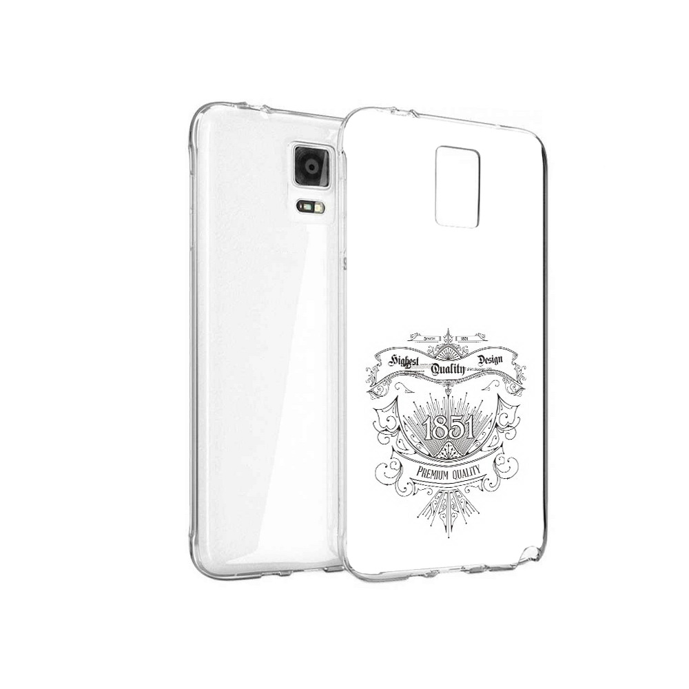 

Чехол MyPads Tocco для Samsung Galaxy Note 4 логотип 1851 год, Прозрачный, Tocco