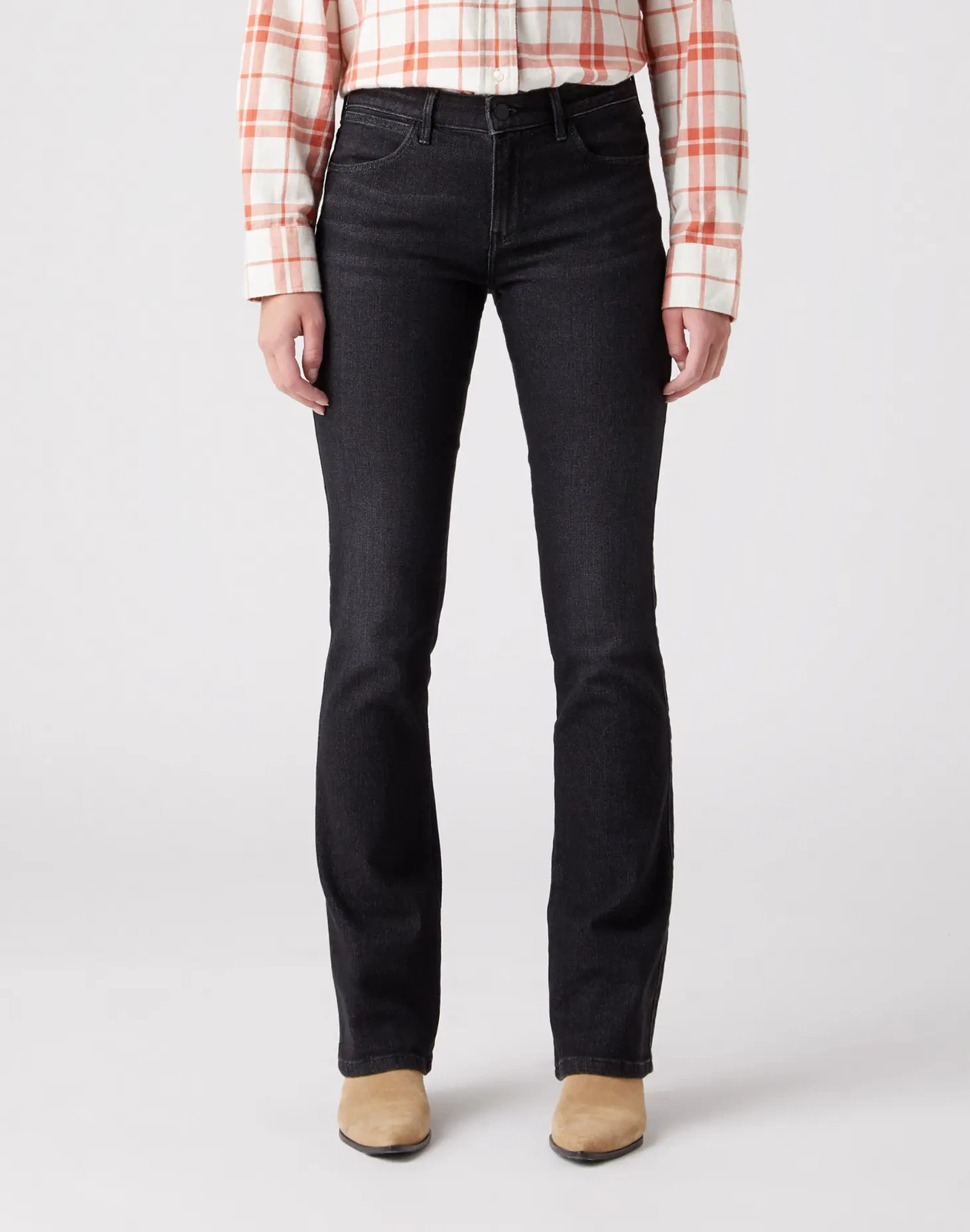 

Джинсы женские Wrangler 112319158 черные 26/32, Черный, 112319158