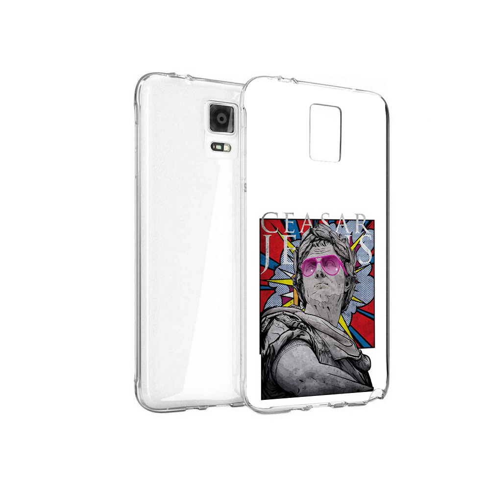 

Чехол MyPads Tocco для Samsung Galaxy Note 4 крутая статуя свободы, Прозрачный, Tocco