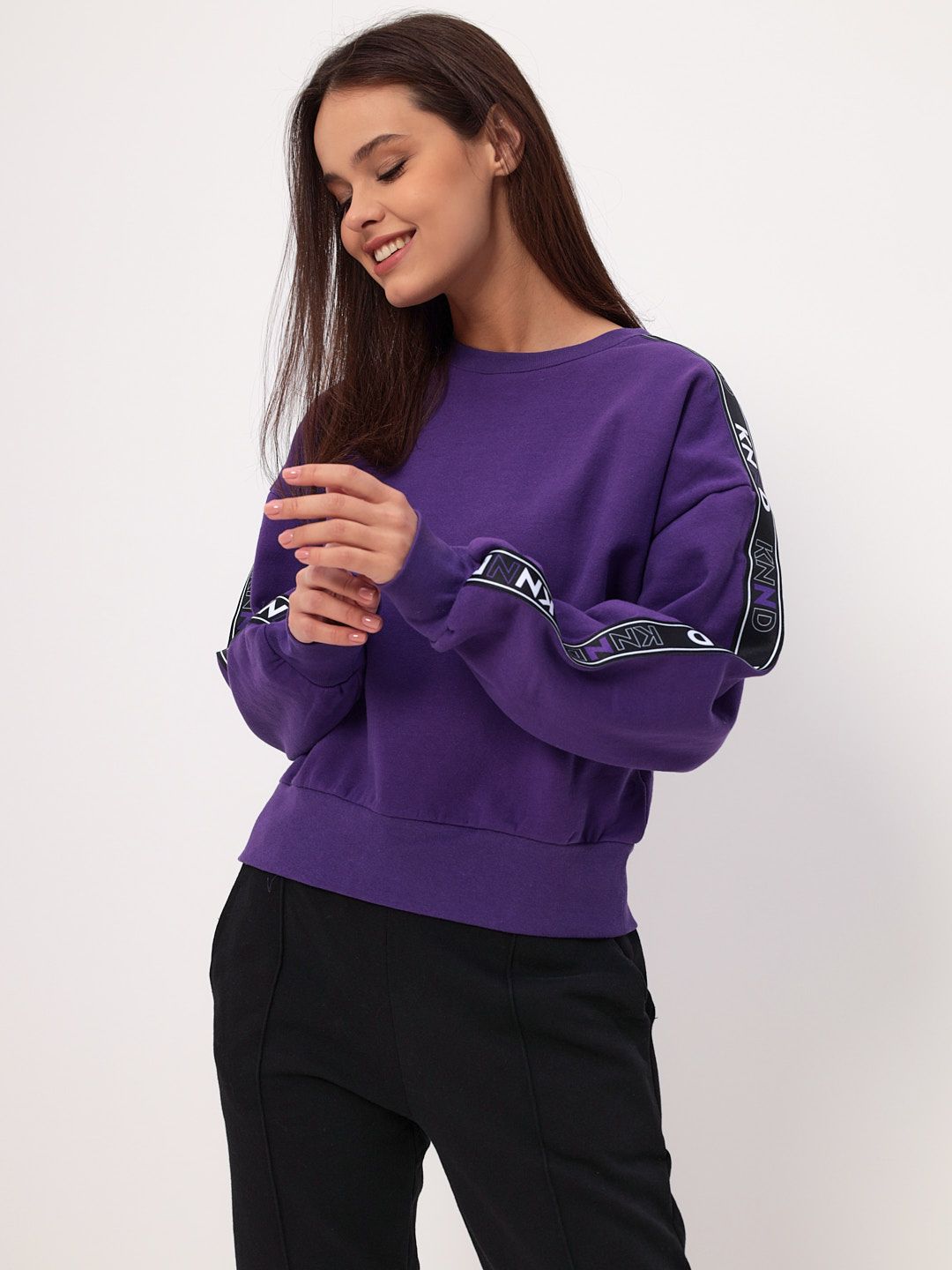 

Свитшот женский KATHARINA KROSS 01-00013079 фиолетовый S, 01-00013079