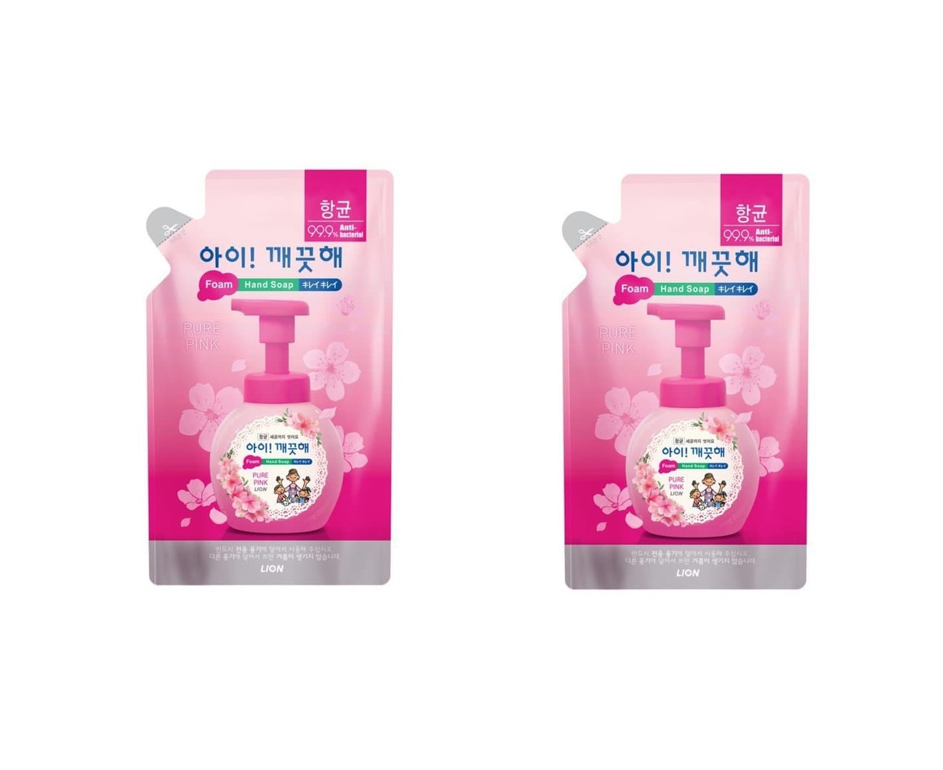 Купить LION Ai kekute Foam handsoap pure pink 200ml Жидкое пенное мыло для рук (цветочный букет)