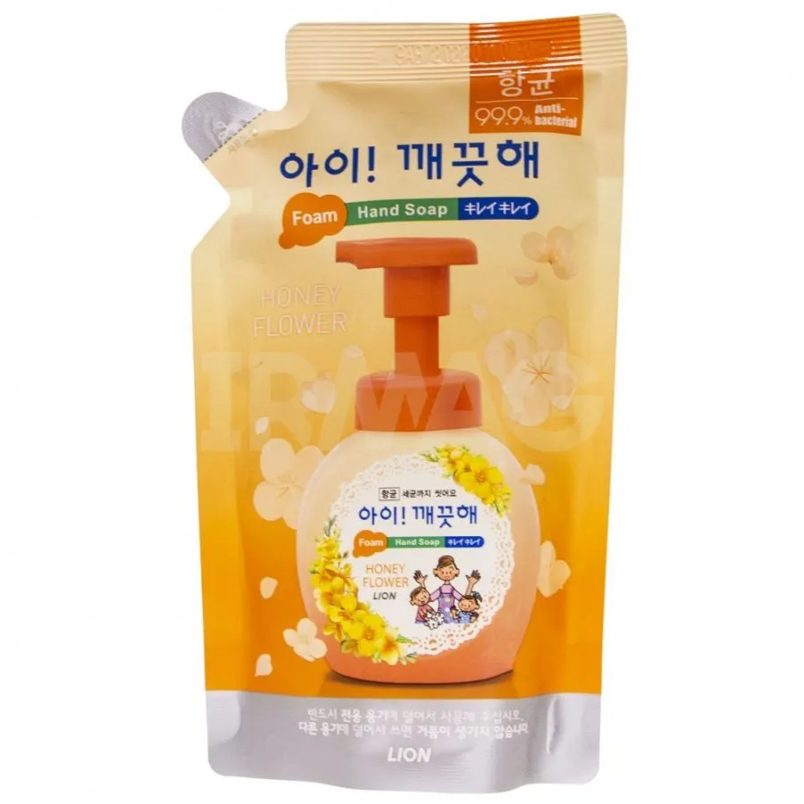 Купить LION Ai kekute Foam handsoap honey flower 200ml Жидкое пенное мыло для рук (медовые цветы)