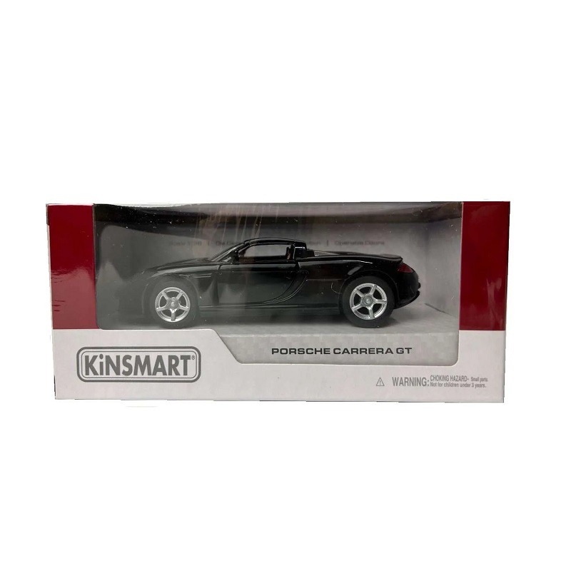 Машинка Kinsmart Porsche Carrera GT 1:36 черная арт КТ5081-3