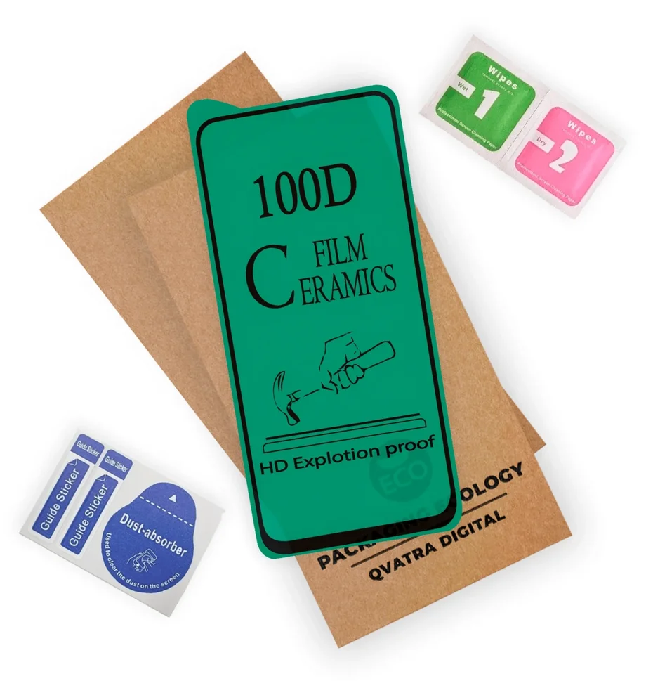 

Гибкое защитное стекло Film Ceramics для Poco F2 PRO / 100D на весь экран