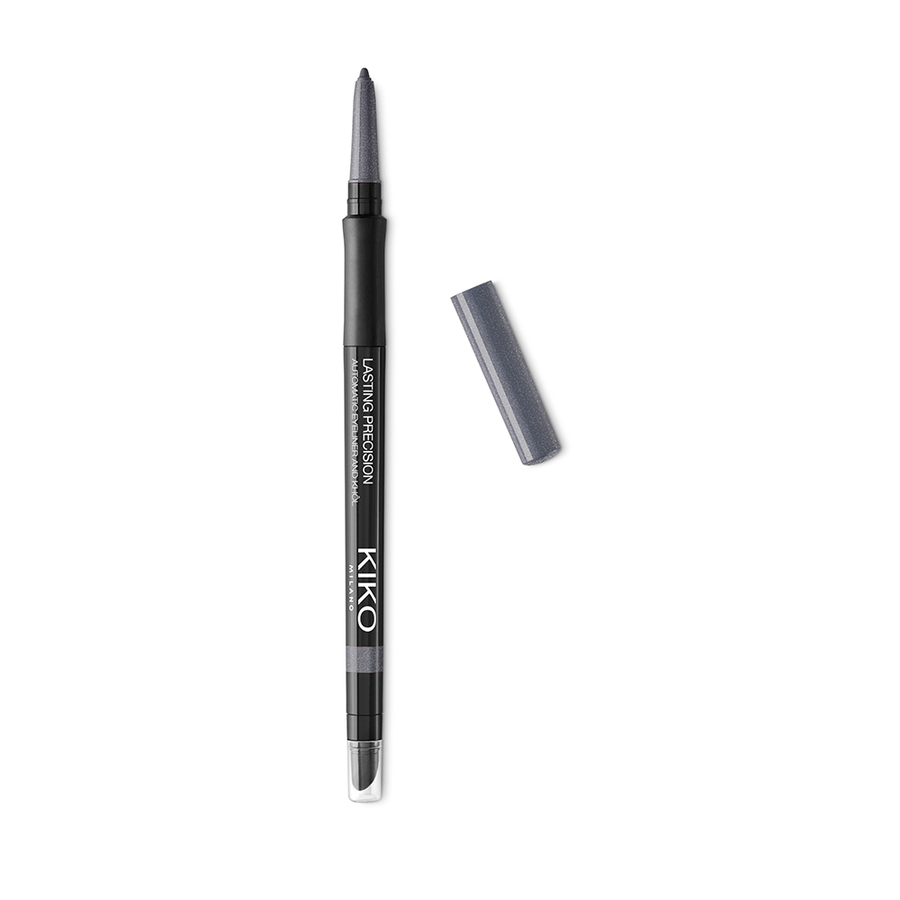 Карандаш для глаз Kiko Milano Lasting precision automatic 15 Satin Steel 35 мг lasting precision automatic eyeliner and khôl стойкая сверхточная подводка и карандаш для глаз