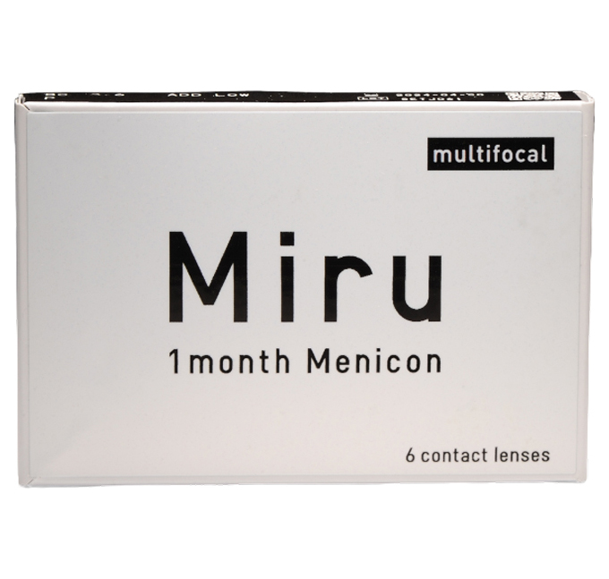 Мультифокальные линзы Miru Menicon Multifocal 6 линз R 8.6 SPH +2.25 Аддидация LOW (+1.00)