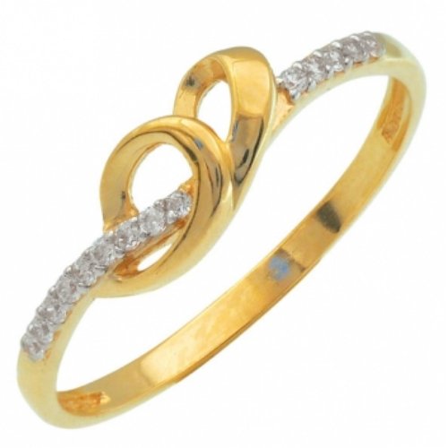 

Кольцо из золота р.  DIAMOND PRIME 23-1-ZZ-R-082720, фианит, 23-1-ZZ-R-082720