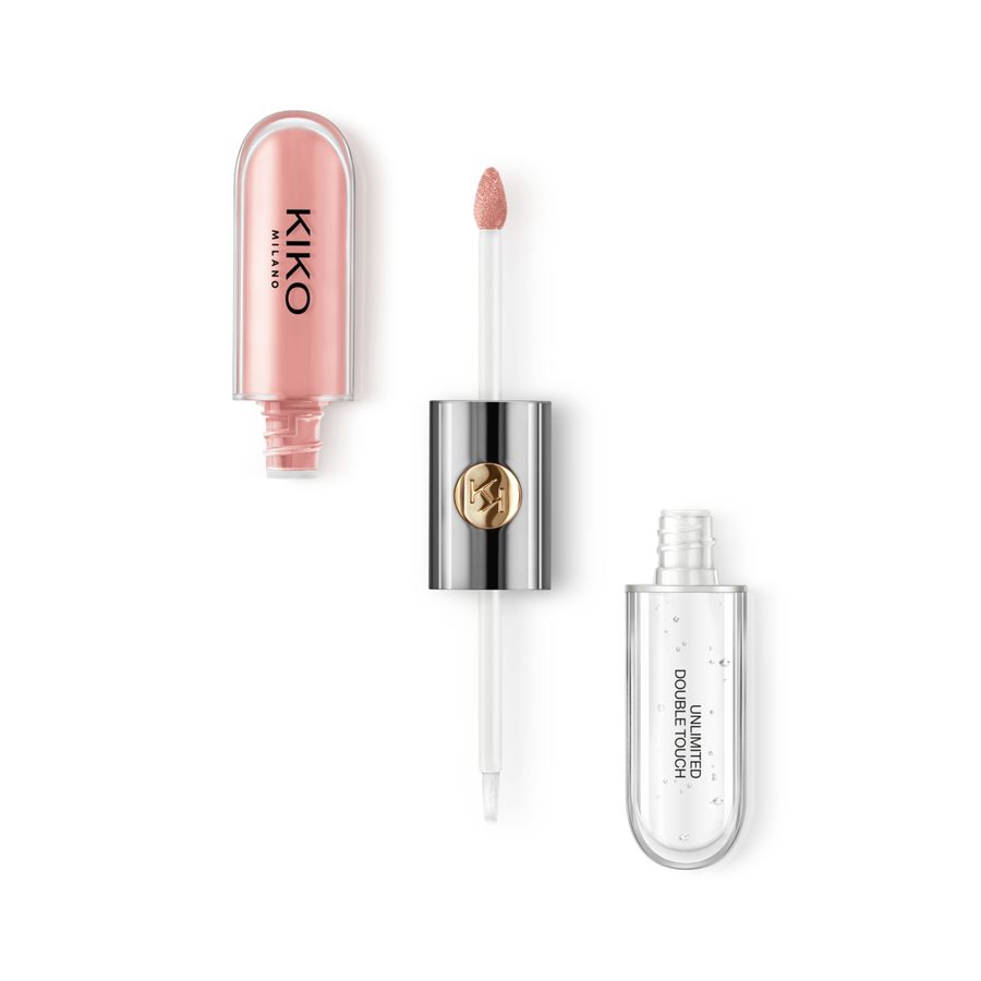 Блеск для губ Kiko Milano Unlimited double touch 101 Soft Rose 6 мл длинногубцы изогнутые тундра crv никелированные двухкомпонентные рукоятки 180 мм