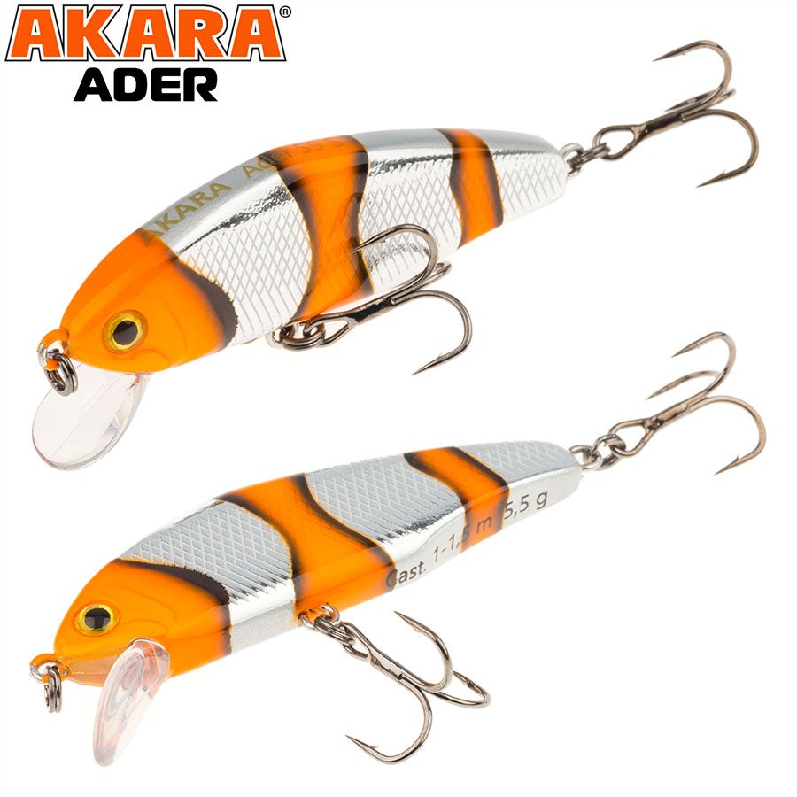 

Воблер Akara Ader 55S 5,5 гр A-71, Разноцветный, Ader