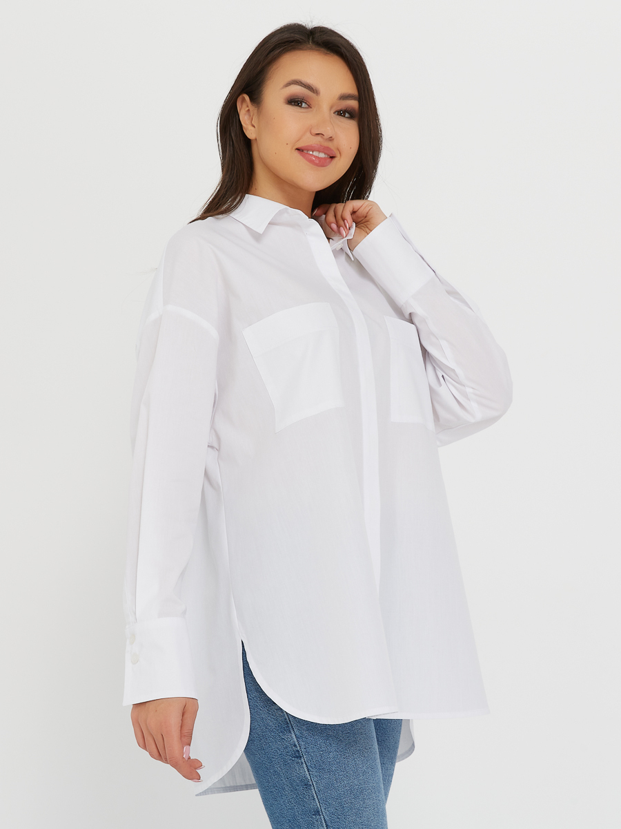 

Рубашка женская KATHARINA KROSS 01-00012158 белая 56-58, Белый, 01-00012158