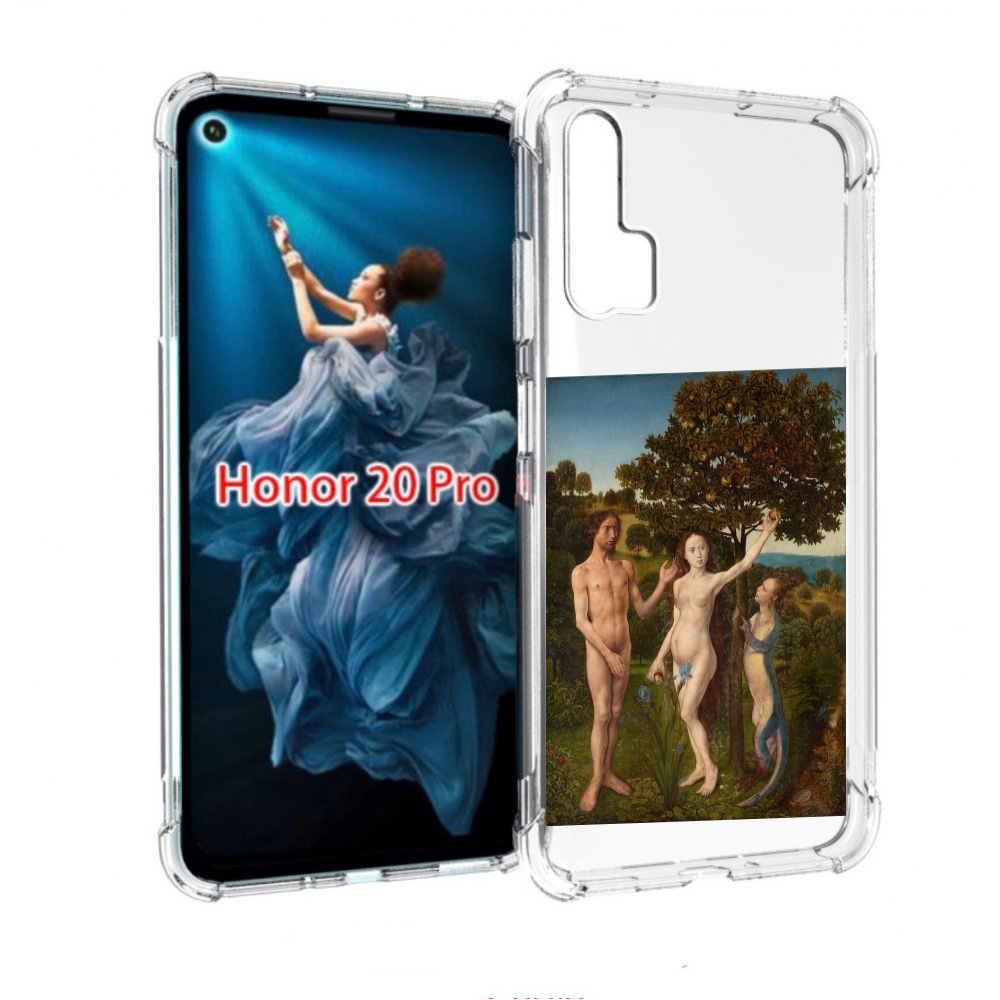 

Чехол бампер MyPads грехопадение для Honor 20 Pro противоударный, Прозрачный, Tocco