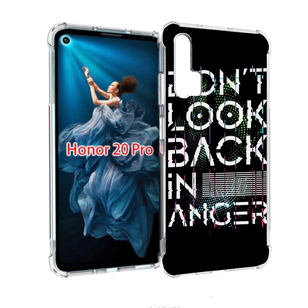 

Чехол бампер MyPads графический-текст для Honor 20 Pro противоуд, Прозрачный, Tocco