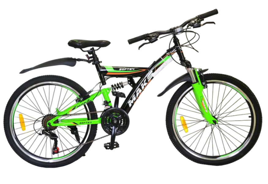 

Велосипед Maks Soft MD 2021 16" зеленый/черный, Soft MD