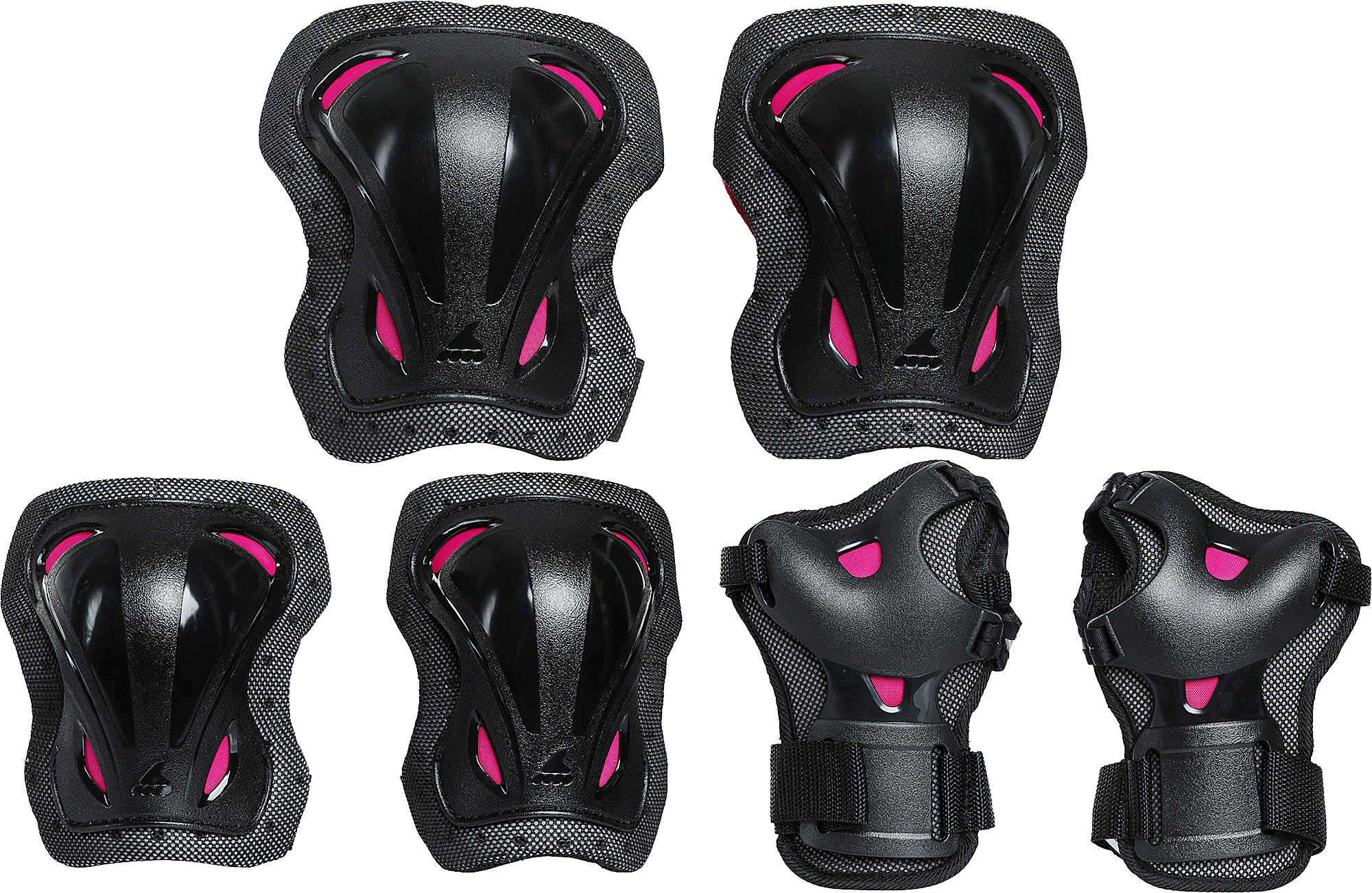 Комплект защиты Rollerblade Skate Gear W 3 Pack black/raspberry L