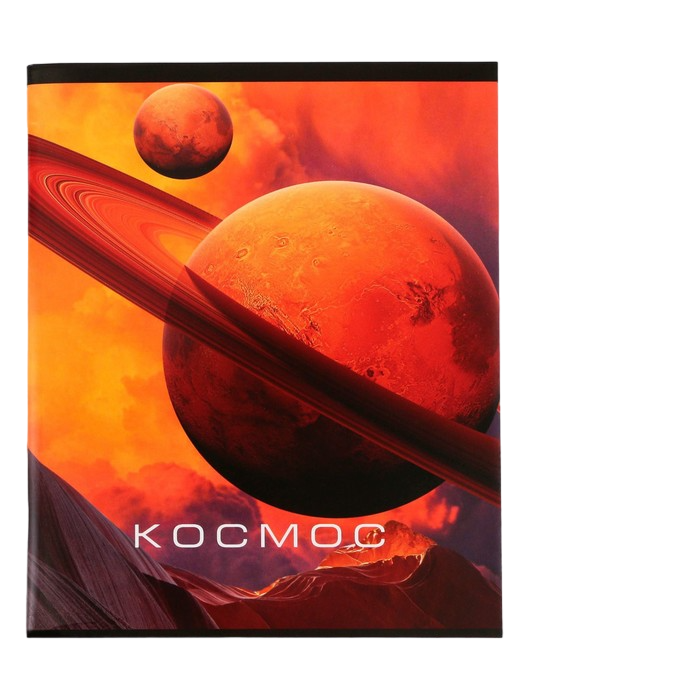 

Тетрадь А5, 96 листов на скрепке, "Космос" ,обложка мелованный картон 230 гр., внутренний