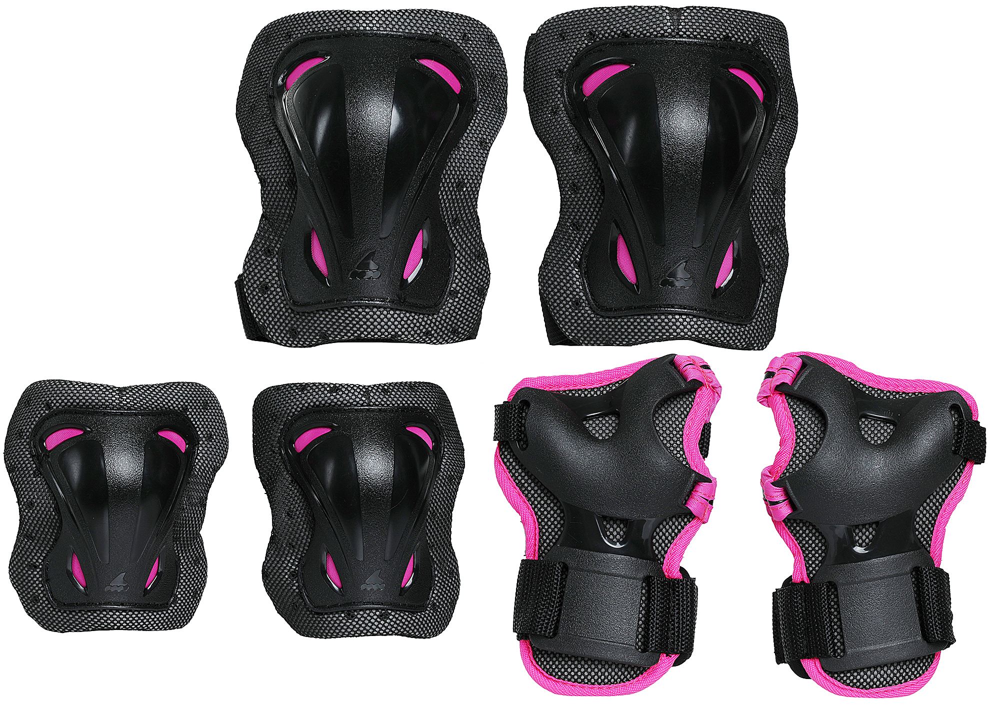 Комплект защиты Rollerblade Skate Gear Junior 3 Pack black/pink XXS