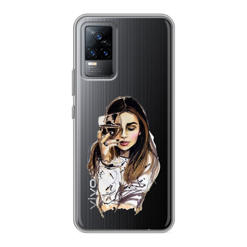 фото Прозрачный чехол для vivo v21e 100gadgets