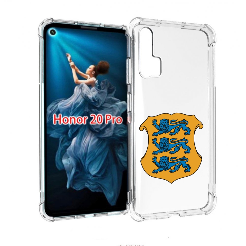 

Чехол бампер MyPads герб-эстонии для Honor 20 Pro противоударный, Прозрачный, Tocco