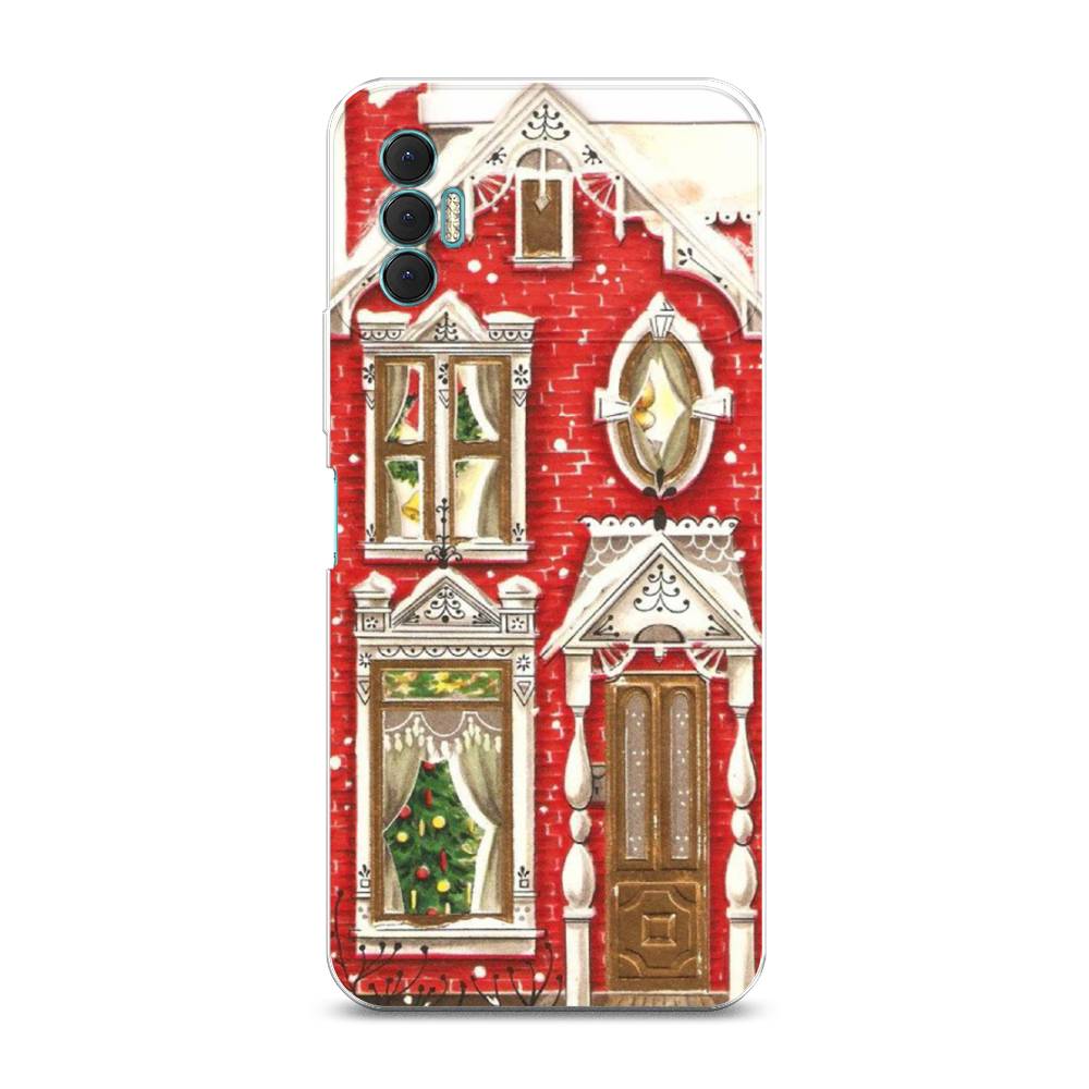 

Чехол для Tecno Spark 8P "Пряничный домик", Белый;красный;зеленый, 301450-5