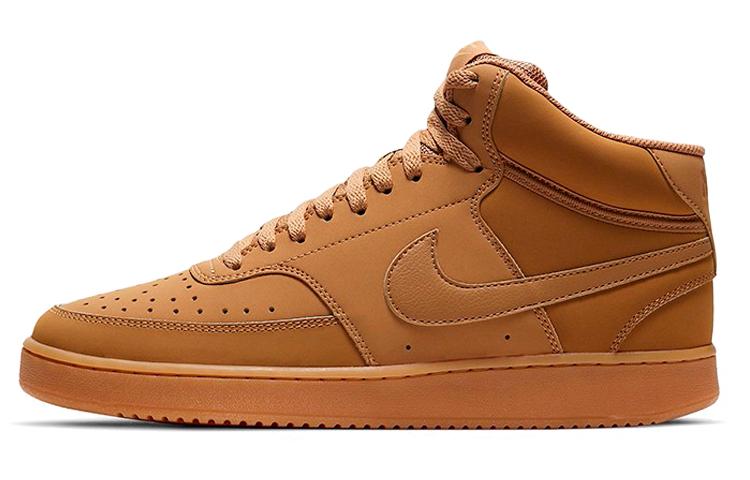 

Кеды унисекс Nike Court Vision 1 mid коричневые 44 EU, Коричневый, Court Vision 1 mid