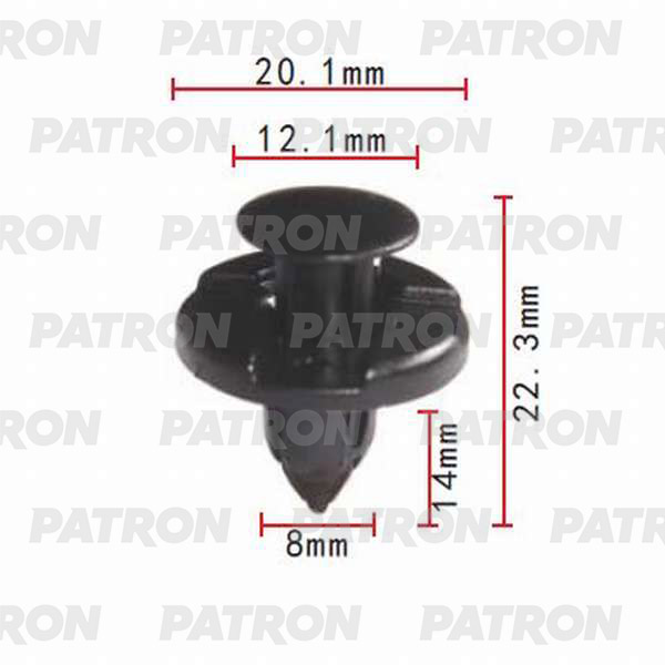 

Клипса Автомобильная PATRON P370002A