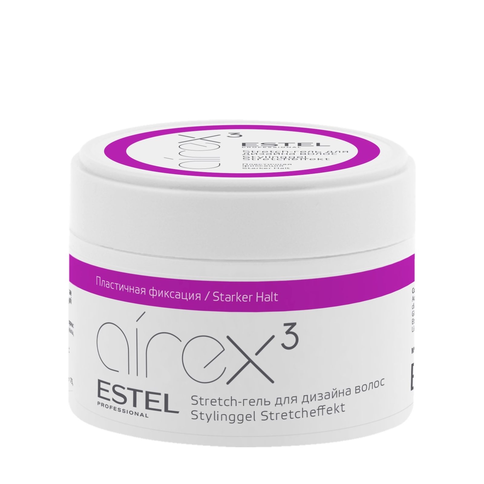 Гель для укладки Estel Professional Airex Stylinggel Stretcheffekt 65 мл лак спрей estel airex hair spray strong сильной фиксации для волос 100 мл