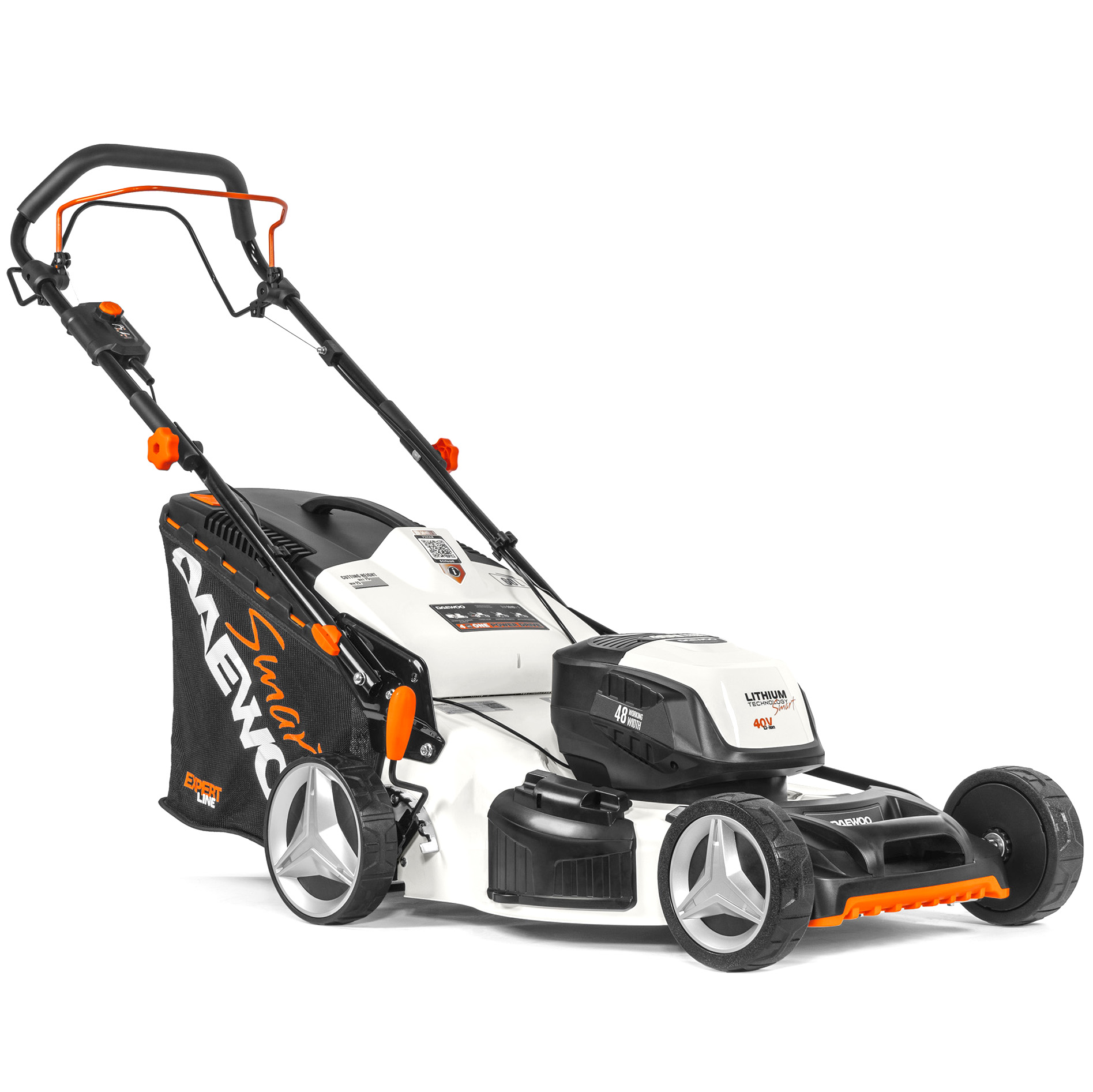 

Аккумуляторная газонокосилка DAEWOO DLM 5040 Li-S 40В, 48 см