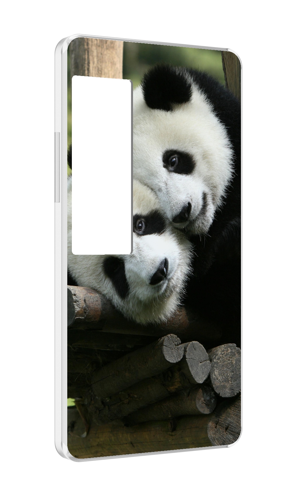 

Чехол MyPads Две-панды для Meizu Pro 7 Plus, Прозрачный, Tocco