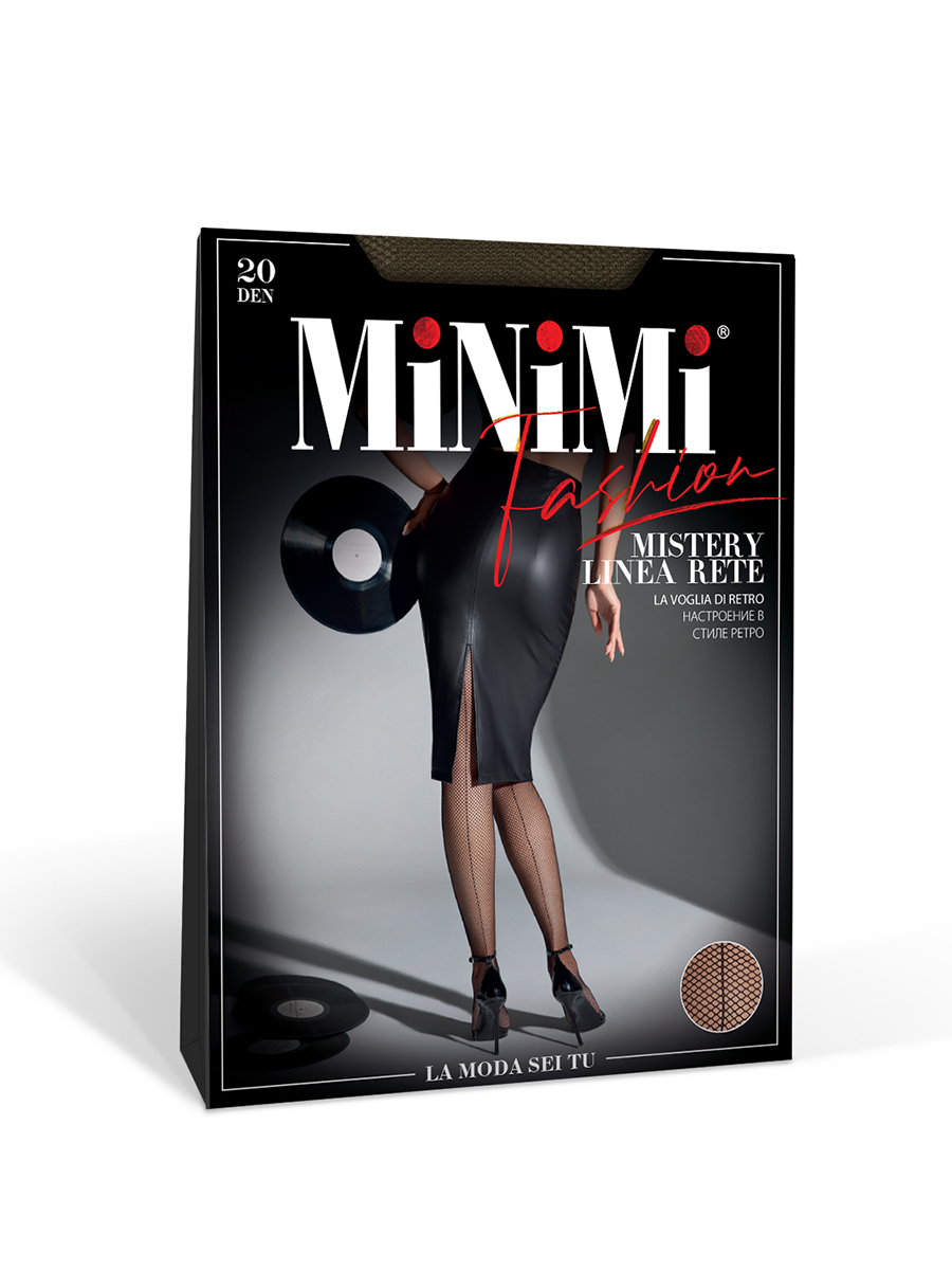 

Колготки Minimi Basic MISTERY LINEA RETE cappuccino L/XL, MISTERY LINEA RETE (сетка со швом по ноге)