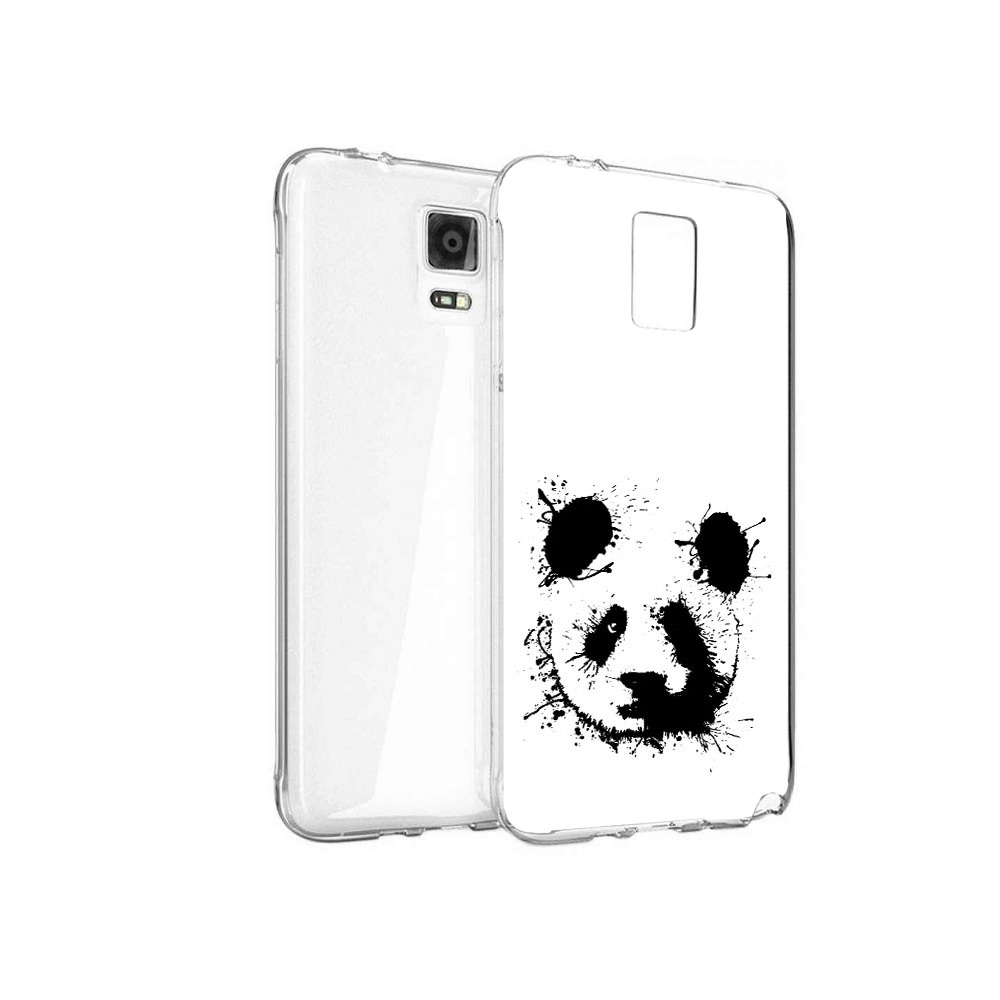 

Чехол MyPads Tocco для Samsung Galaxy Note 4 клякса-панда, Прозрачный, Tocco