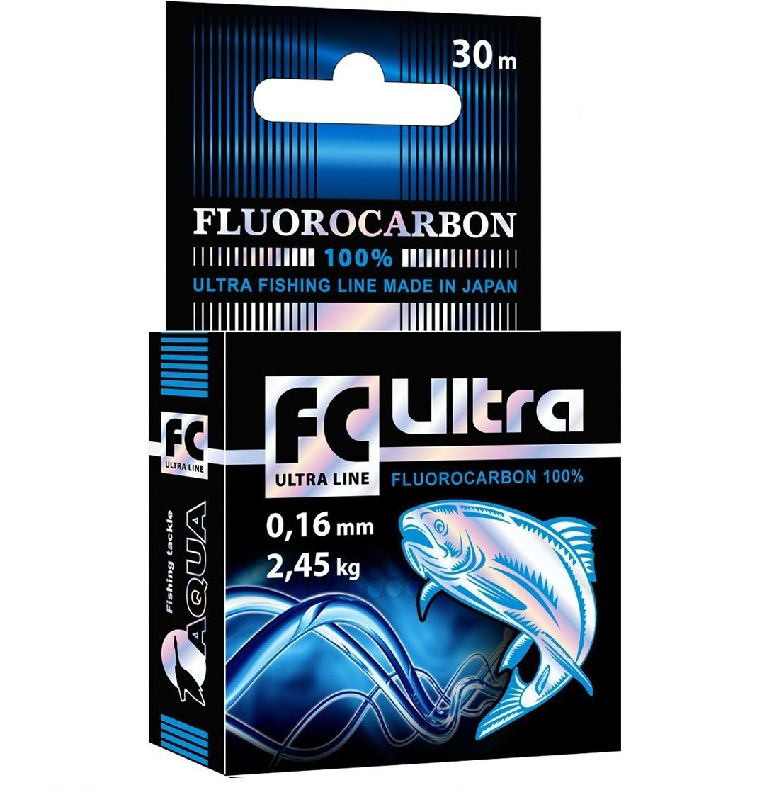 

Леска для рыбалки FC Ultra Fluorocarbon 100% 0,30mm 30m (бесцветный, 3 штуки / 3 / 3 /, Прозрачный, Ultra Fluorocarbon