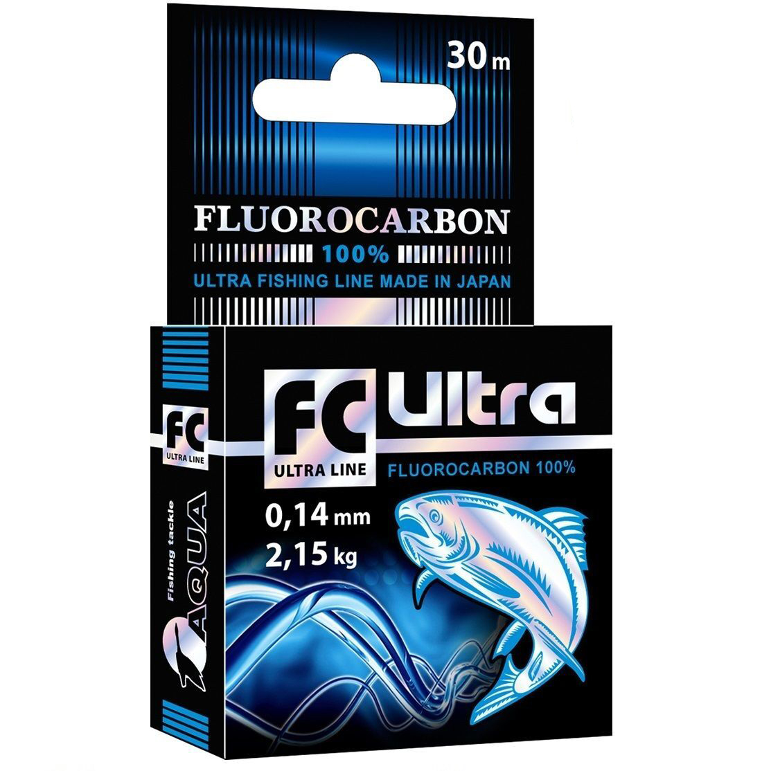 Леска для рыбалки  FC Ultra Fluorocarbon 100% 0,30mm 30m (бесцветный, 3 штуки / 3 / 3 /