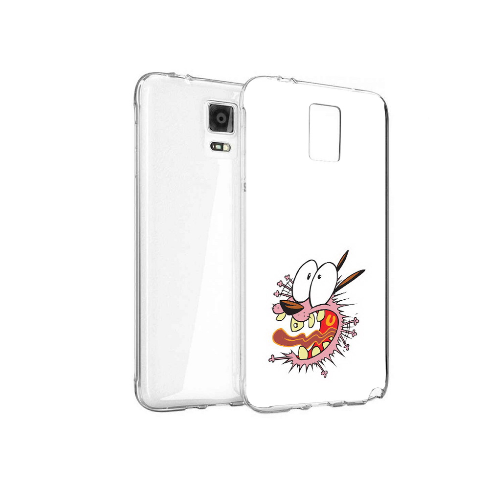 

Чехол MyPads Tocco для Samsung Galaxy Note 4 испуганный бобик, Прозрачный, Tocco